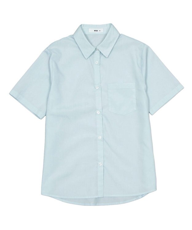 WEGO 【SCHOOLITEM】スクールシャツS／S ブルーその他