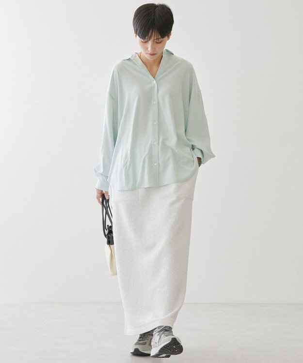 AMERICAN HOLIC サラックールバックタックシャツ Mint