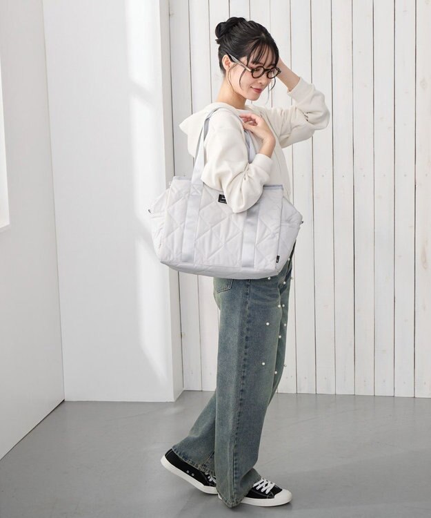 ROOTOTE 1050【大容量＆多機能＆ポケット充実】SN.グランデ.ハッコ-A 03：セメント