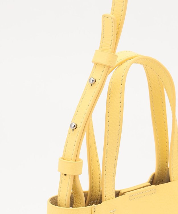 Y'SACCS Y’SACCS×SHIHO　SQUITTY (スクイッティ)レザーミニショルダーバッグ イエロー系その他