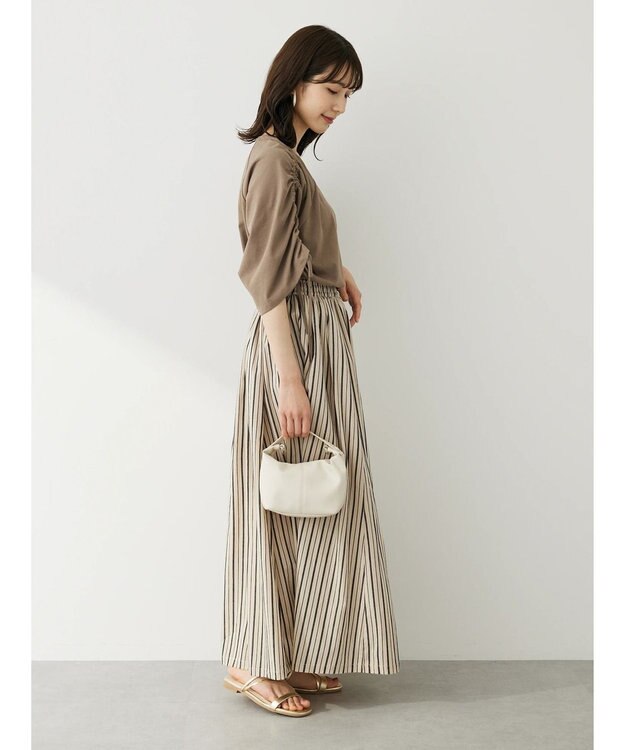 Green Parks 袖ドロストプルオーバー Beige