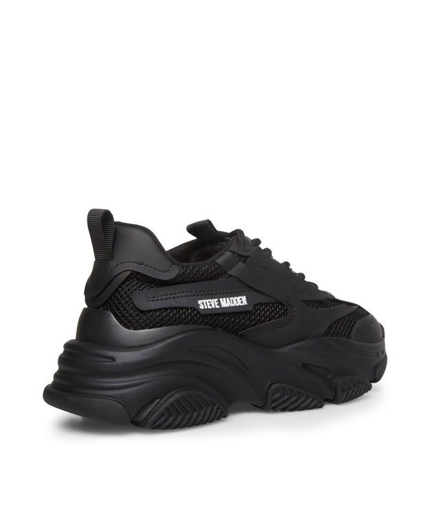 STEVE MADDEN POSSESSION ボリュームソールスニーカー ブラックブラック