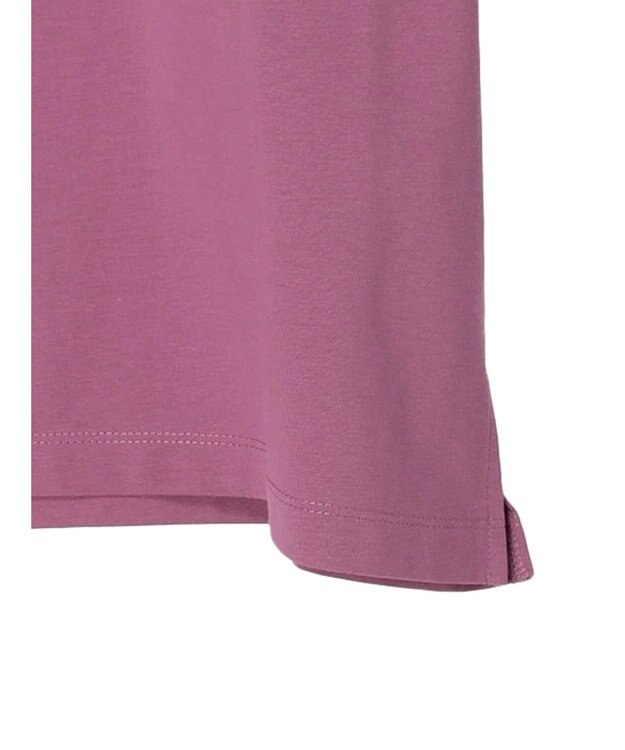 earth music&ecology ＢＯＸシルエットＴ（汗じみ防止） Purple