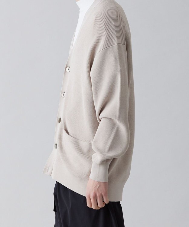 UNFILO MENS イージーケア ニットカーディガン [23年春夏商品] アイボリー