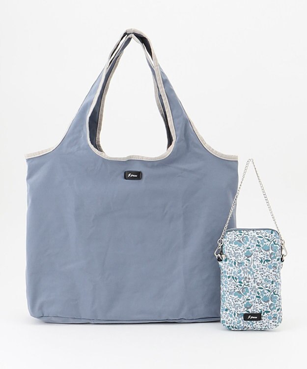 J.PRESS LADIES 【セットアイテム】 LIBERTY スマホポシェット&エコバッグ ターコイズブルー系5