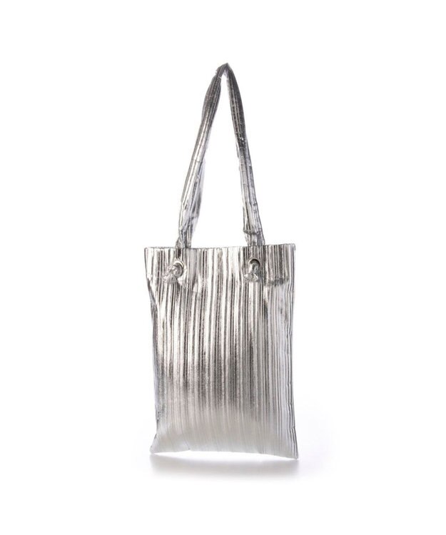 UNBILLION カカトゥ kakatoo / シャインプリーツトートバッグ シルバー