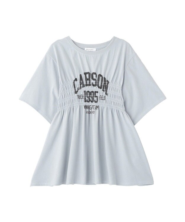 AMERICAN HOLIC シャーリングプリントTシャツ Light Gray