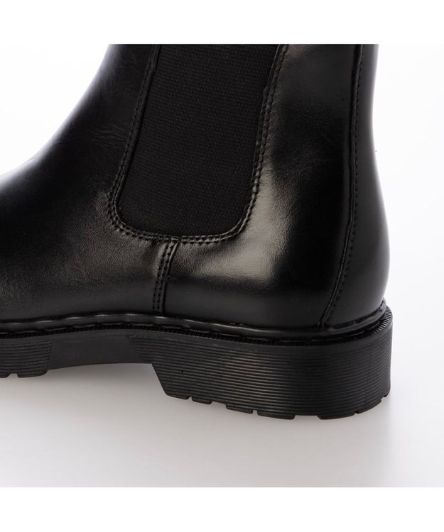 ing <ing>【WEB限定】厚底サイドゴアショートブーツ ブラック