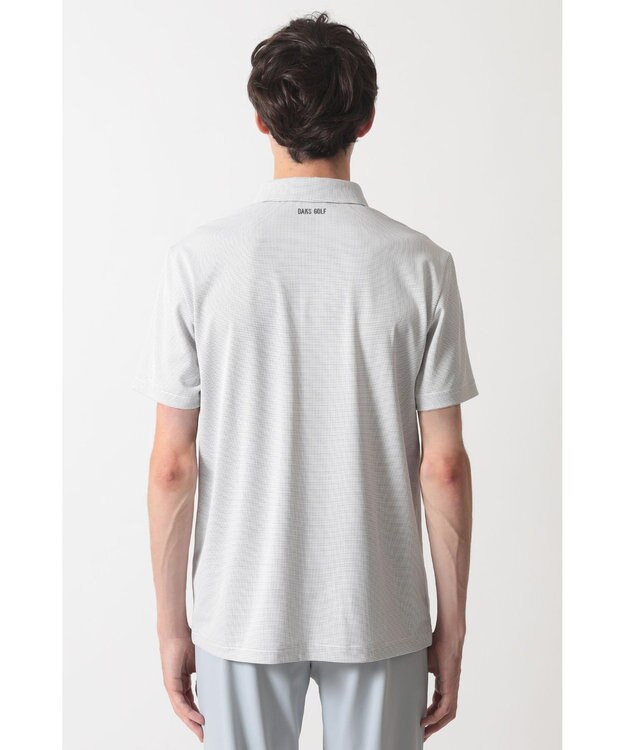 DAKS DAKS GOLF ツートン冷感半袖ポロシャツ グレー