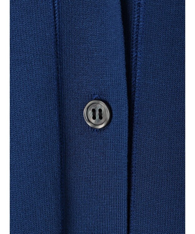 Green Parks 洗える　ステッチ入りＶネックカーディガン Blue