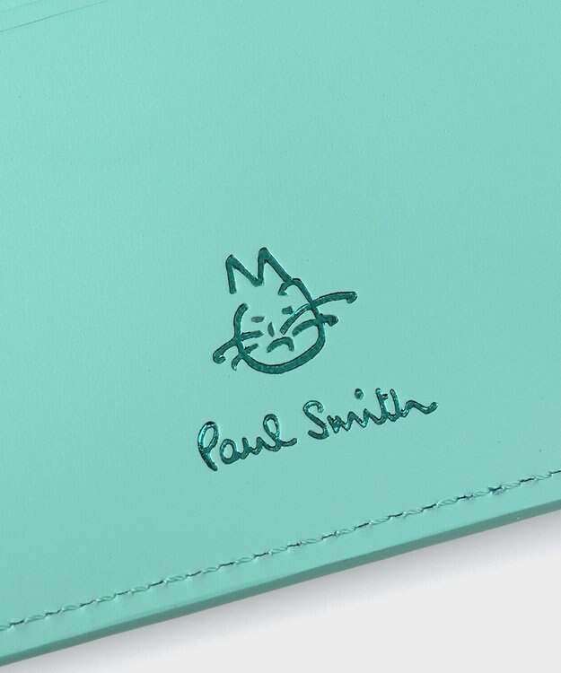 Paul Smith カラードゥードゥル ３つ折りがま口財布 ミントグリーン