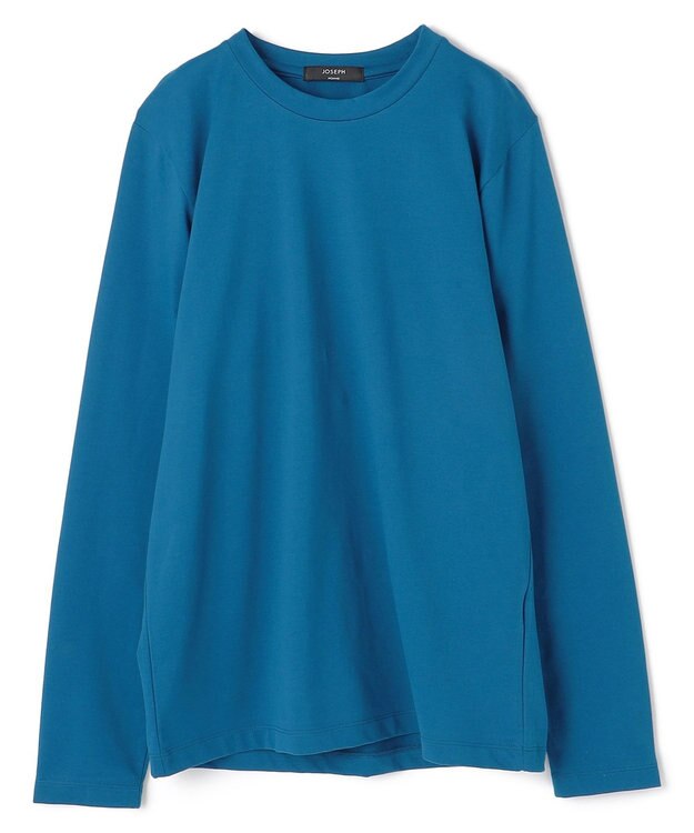 JOSEPH HOMME スビンソフトジャージー　クルーネック長袖Ｔシャツ ダルブルー系