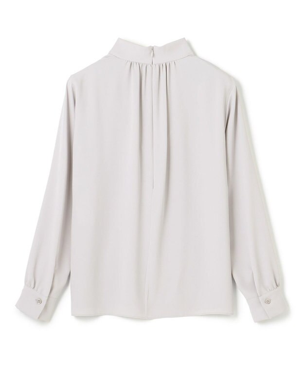 BEIGE， 【L-size】EVA / ハイネックロングスリーブブラウス Ice Blue