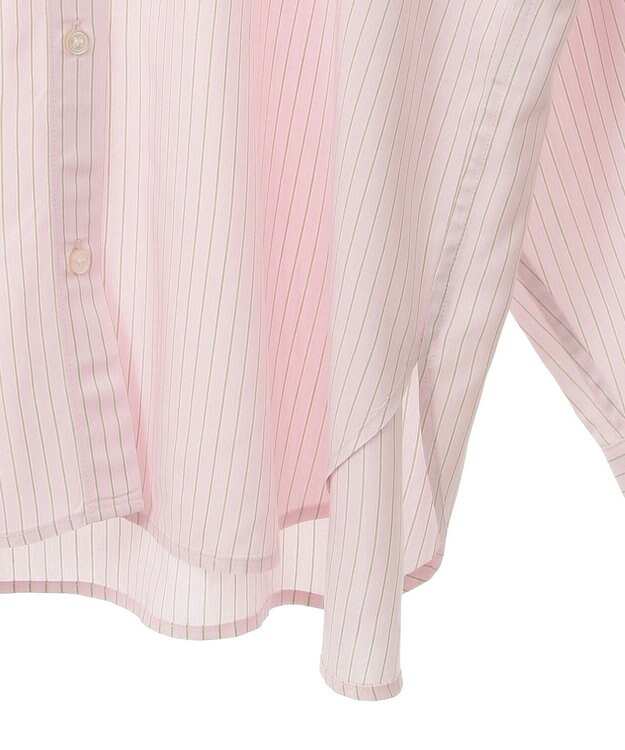 AMERICAN HOLIC サラックールバックタックシャツ Stripe Pink