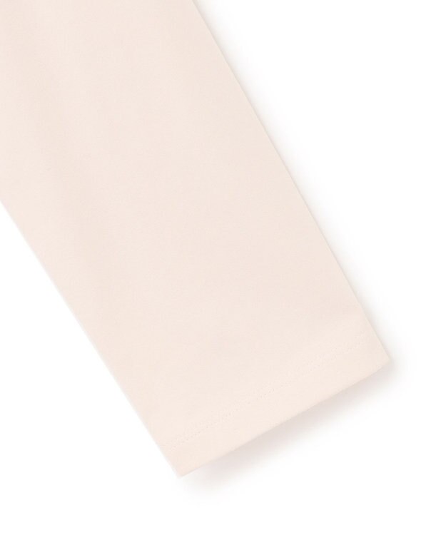 ICB 【洗える】 スーペリアジャージー Uネックカットソー ピンクベージュ系