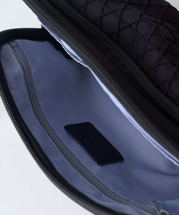 MIYABIYA LAQUOH【撥水加工】篭目柄エンボスボンディング2WAYショルダー カフェオレ