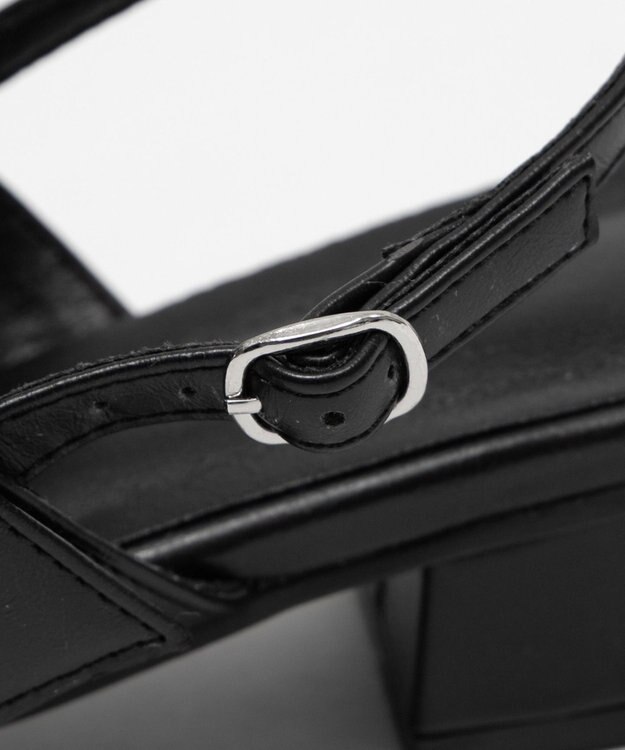 WEGO レースアップポインテッドシューズ ブラック