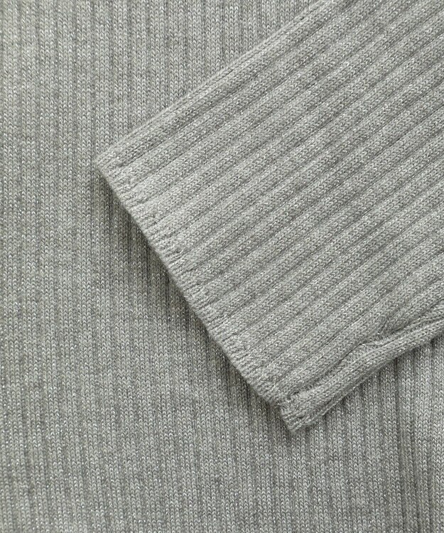 YECCA VECCA ラメ混ハイネックリブニット Gray