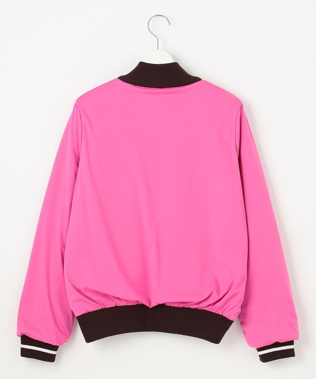 23区GOLF 【WOMEN】リバーシブルニットブルゾン ダークブラウン系2