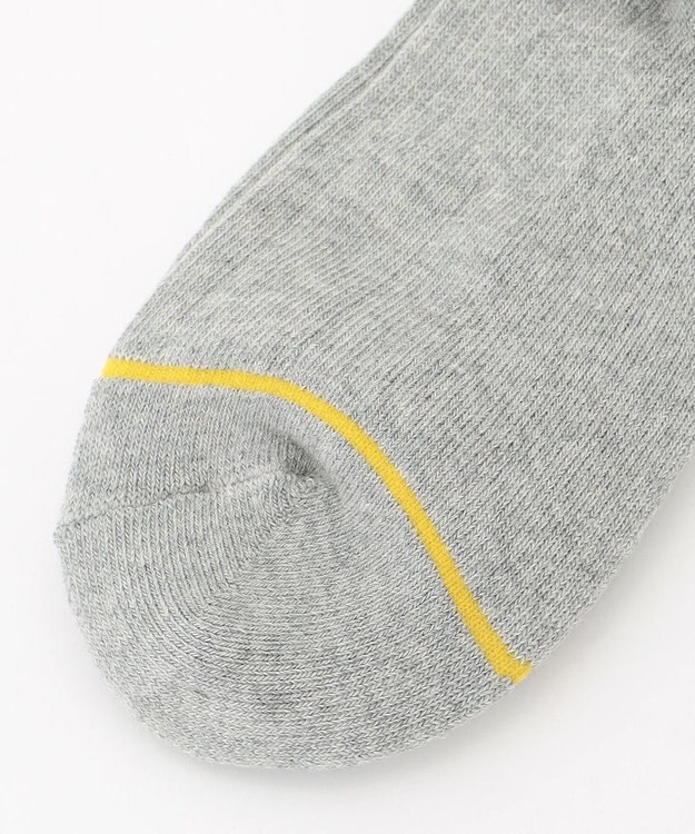 23区GOLF 【WOMEN】カラーラインソックス ライトグレー系