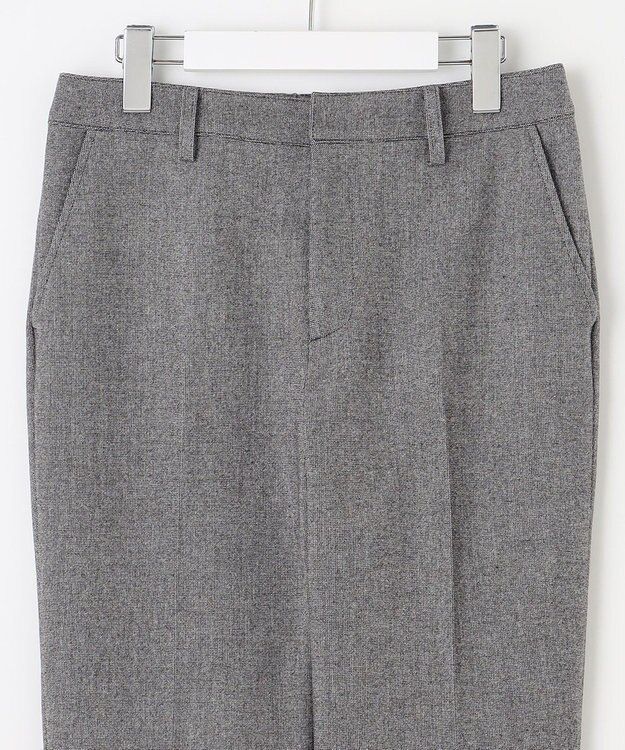 J.PRESS LADIES S 【洗える】チェルビック テーパード パンツ グレー系