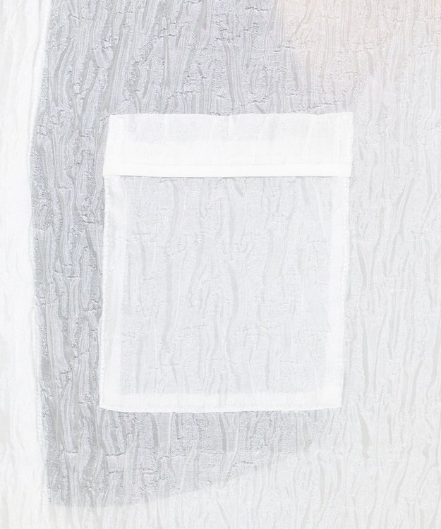 uncrave 【佐藤晴美さん着用】シアー ジャガード シャツ オフ