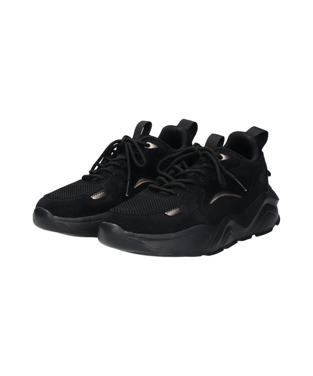 Bridget Birkin 【VINCULUM】スエードコンビ厚底スニーカー ブラック