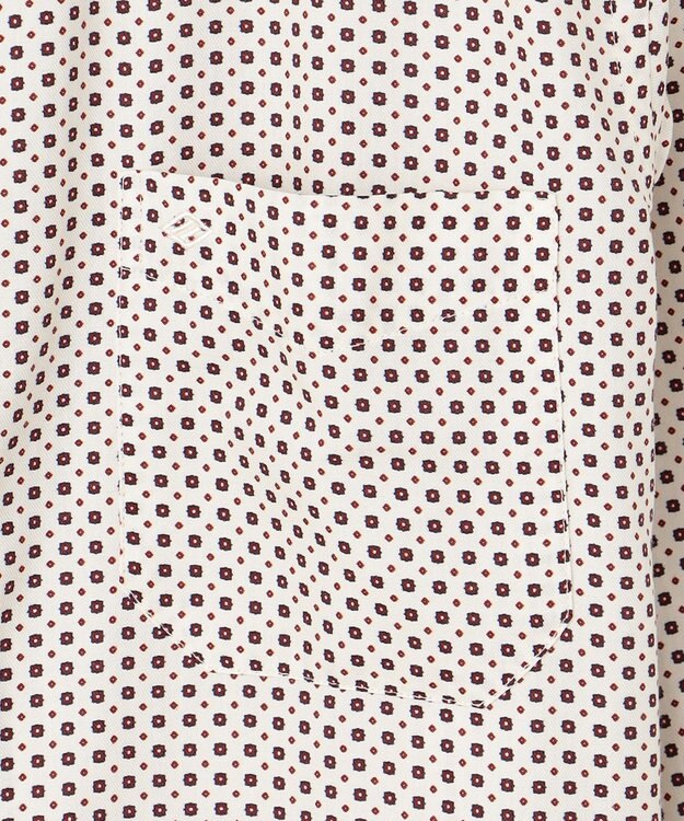 JOSEPH ABBOUD 【サスティナブル素材】小紋プリント シャツ ワイン系5