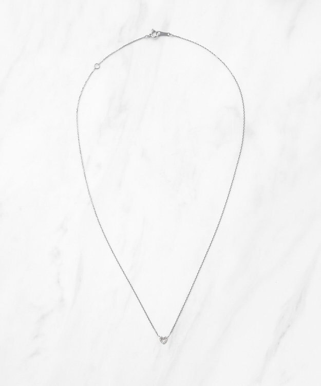 TOCCA 【WEB限定】IN YOUR HEART NECKLACE プラチナ ダイヤモンド ネックレス プラチナ系