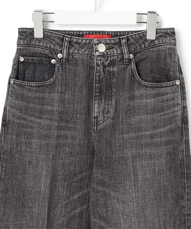 23区 【滝沢眞規子さん着用/RED CARD TOKYO×23区】 センタープレス デニム ワイド パンツ グレー系