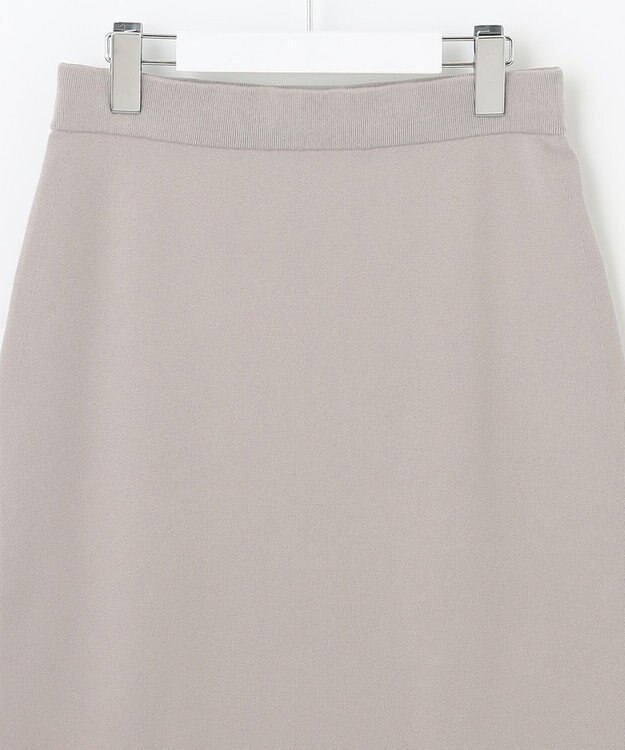 J.PRESS LADIES 【洗える】 レーヨンストレッチフルニードル ニット タイト スカート ベージュ系