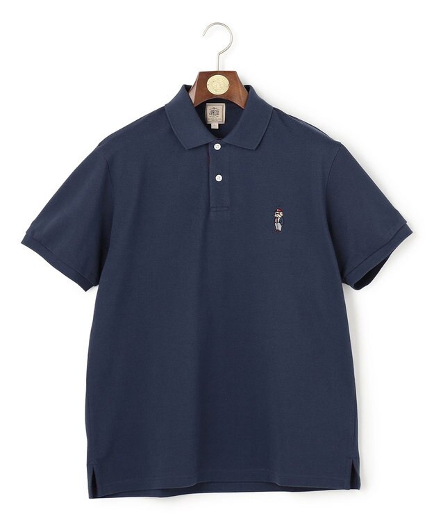 J.PRESS MEN 新デザイン【BULLDOG BOY / 8色展開】カノコレジメン ポロシャツ ネイビー系