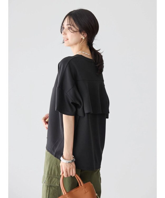 AMERICAN HOLIC 接触冷感バックフレアポンチプルオーバー Black