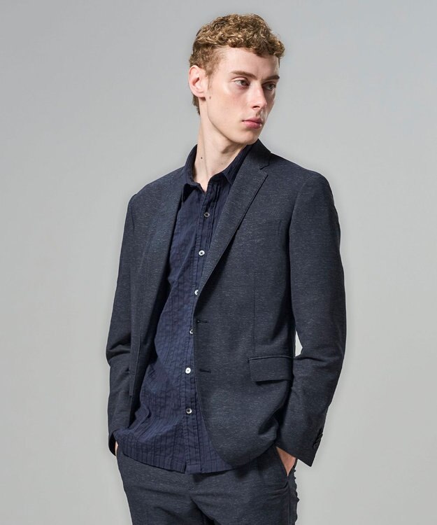 JOSEPH HOMME 【セットアップ対応 】レノウィーヴストレッチ ジャケット ネイビー系