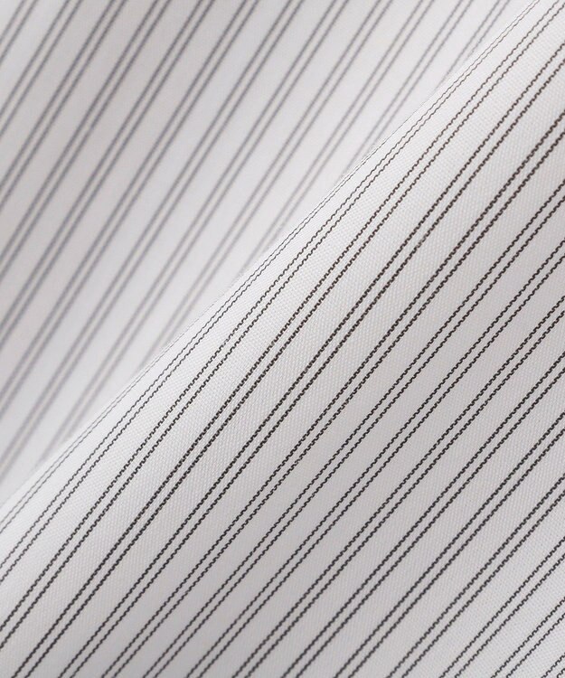 AMERICAN HOLIC 【イージーケア】ストライプVネックシャツ Off White