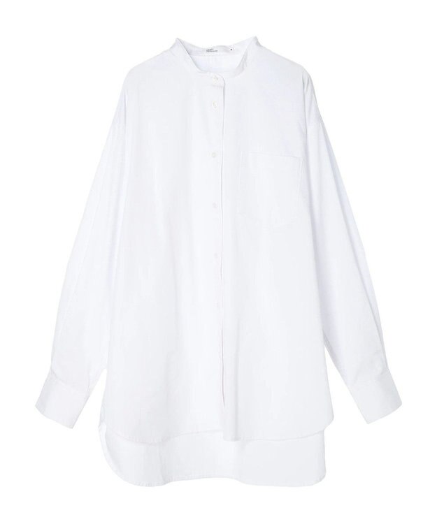 CRAFT STANDARD BOUTIQUE 【追加】バンドカラーシャツ オフホワイト