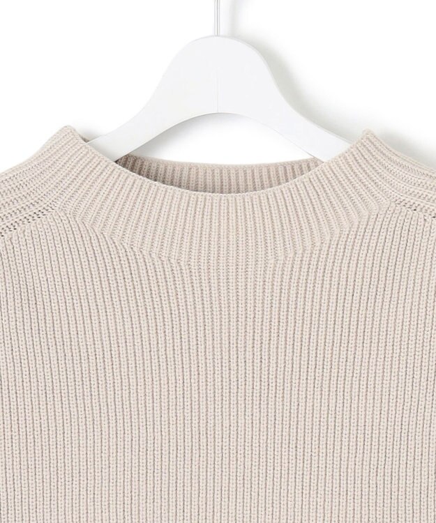 23区 【洗える】コットンリリー モックネックニットベスト ライトグレー系