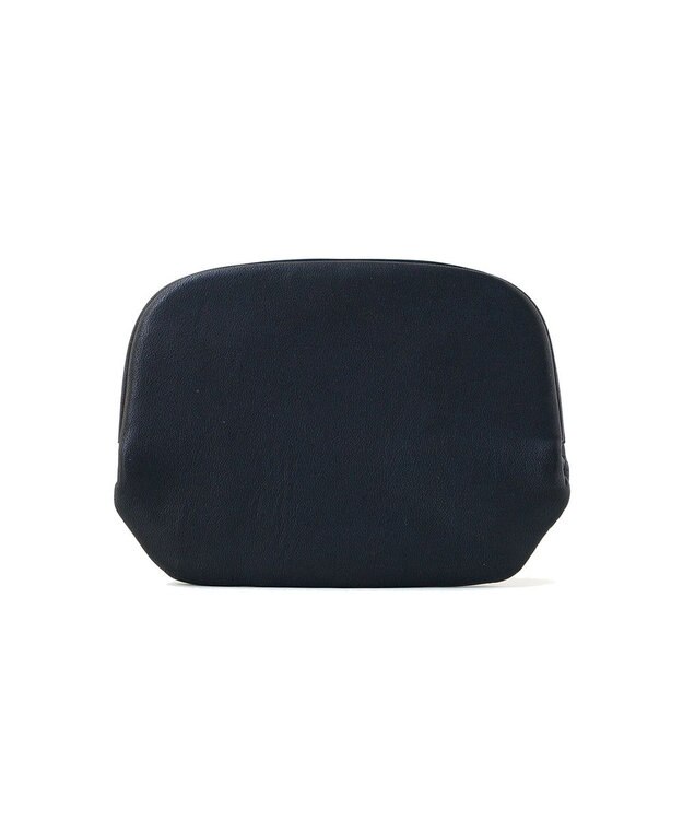 FOLNA RD ソフトレザーショート 天溝がま口 財布 ブラック