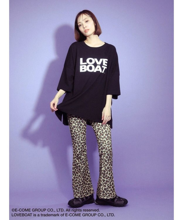 Green Parks ■別注　ＬＯＶＥ　ＢＯＡＴ　フレアパンツ Leopard