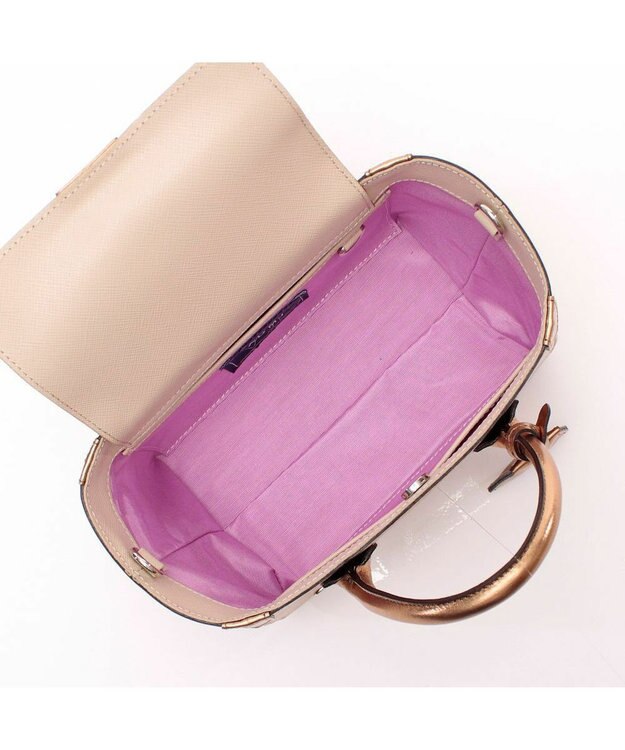 A.D.M.J. エリーゼ180mm マイクロミニトートバッグ ブロンズ