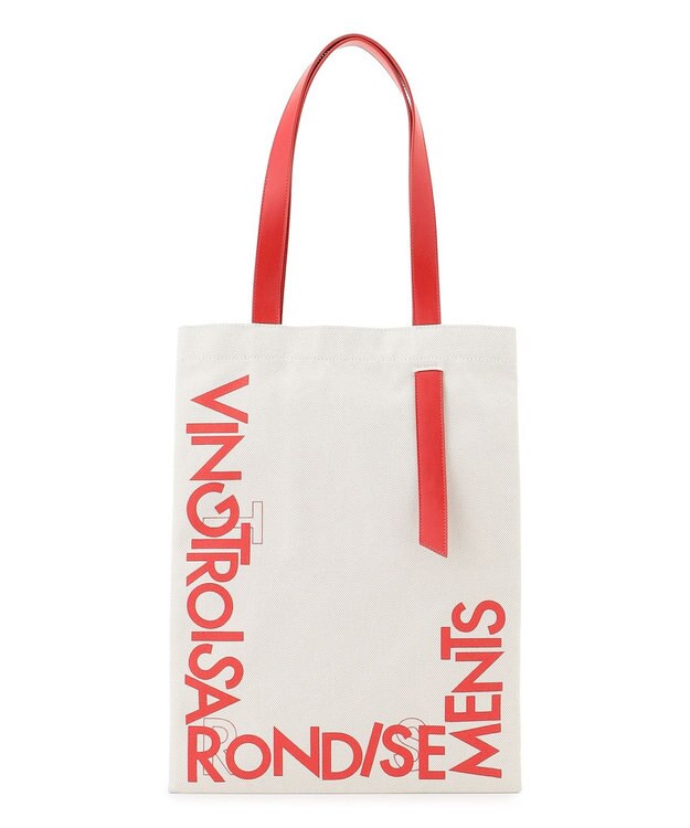 23区 【先行予約/Oggi掲載】VINGT-TROIS ロゴ トートバッグ レッド系