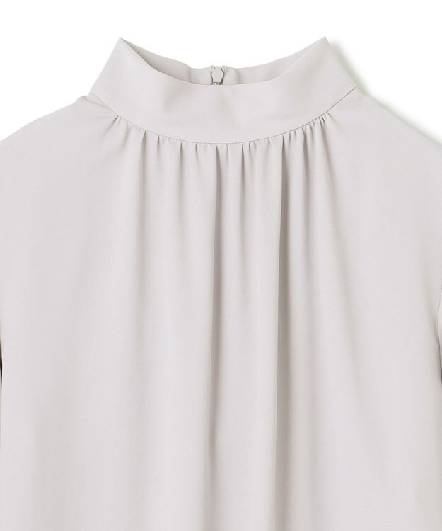 BEIGE， 【L-size】EVA / ハイネックロングスリーブブラウス Ice Blue