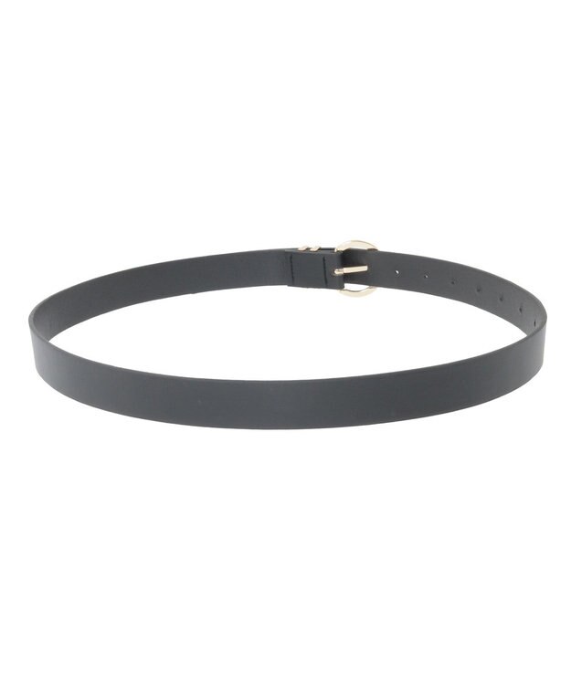 earth music&ecology ラウンド　バックルベルト Black