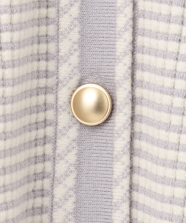 ANY SIS 【美人百花11月号掲載】クラシカルカーデ×ミディワンピ セット ロイヤルラベンダー