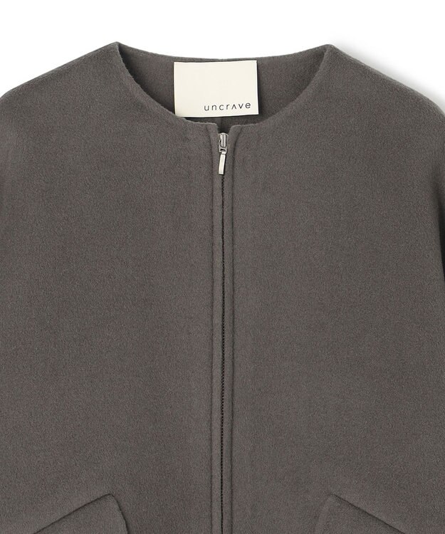 uncrave 【WEB限定】リバージャケット（uncrave WHITE） カーキグレー