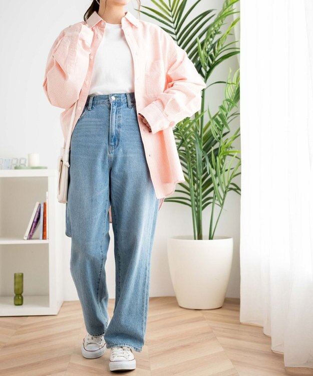 WEGO スリットワッフルロングスリーブT ホワイト