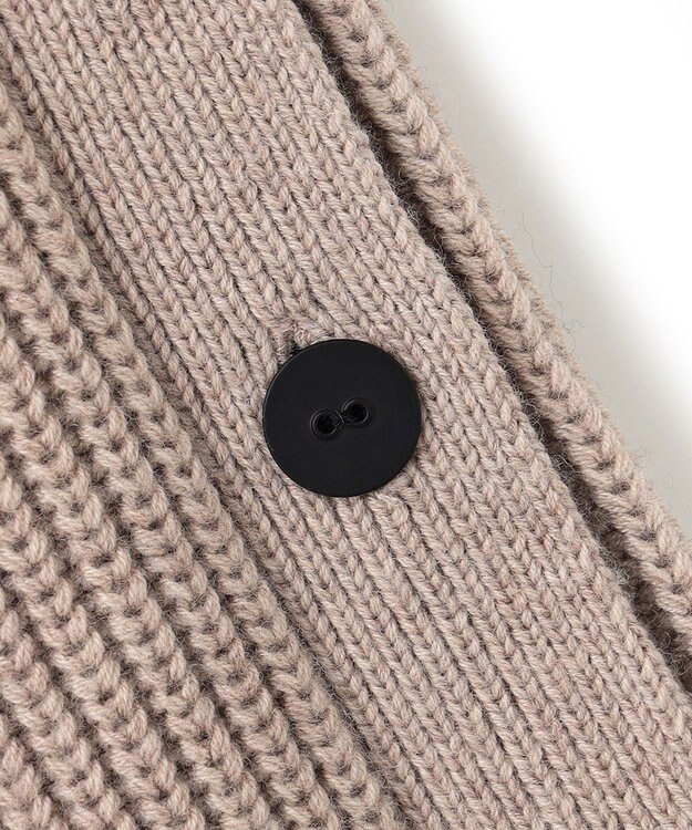 BEIGE， 【洗える】LEADER / ボタンディティールハイネックトップス Taupe