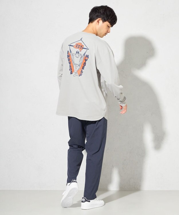 SHARE PARK MENS 【UNISEX】UVカット アートコラボロングTシャツ〈Hammock〉（L・XLサイズ） グレー