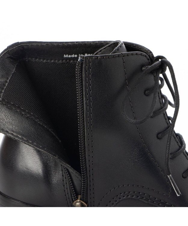 ing <ing>【WEB限定】【サスティナブルシリーズ】レースアップショートブーツ ブラック