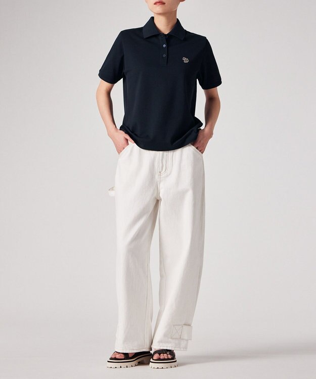 Paul Smith ゼブラ ワンポイント ポロシャツ ネイビー